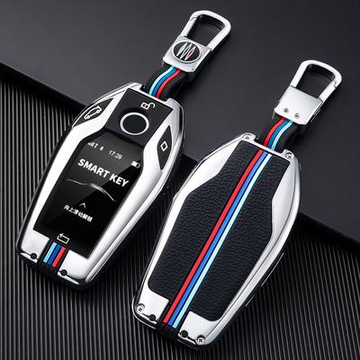 Подходит для BMW 7 серии LCD Чехол для ключа Новый Металлический X5 Сумка для пульта дистанционного управления Защитный чехол 6GT Умный сенсорный экран