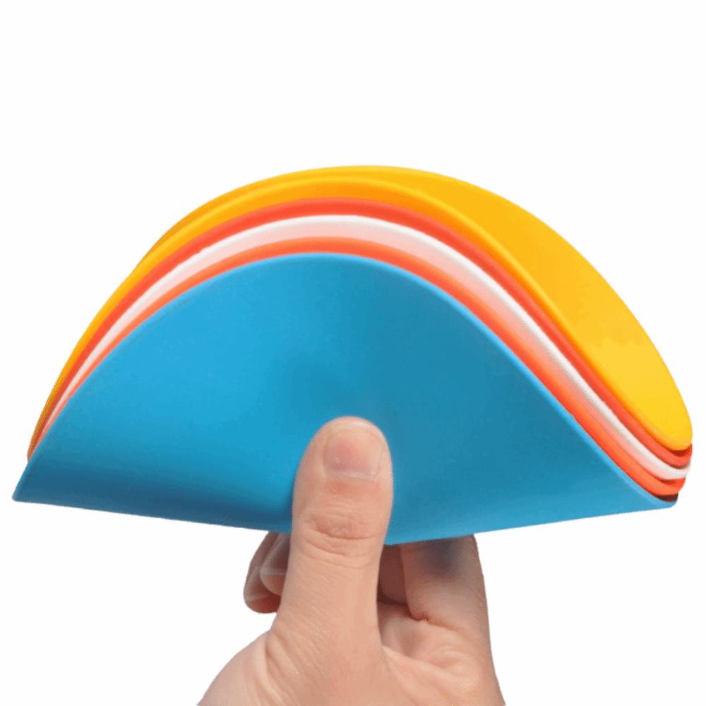 10pcs TPE Flat Marker Discs Flat Spot Markers Portable Field Markers Sports Training