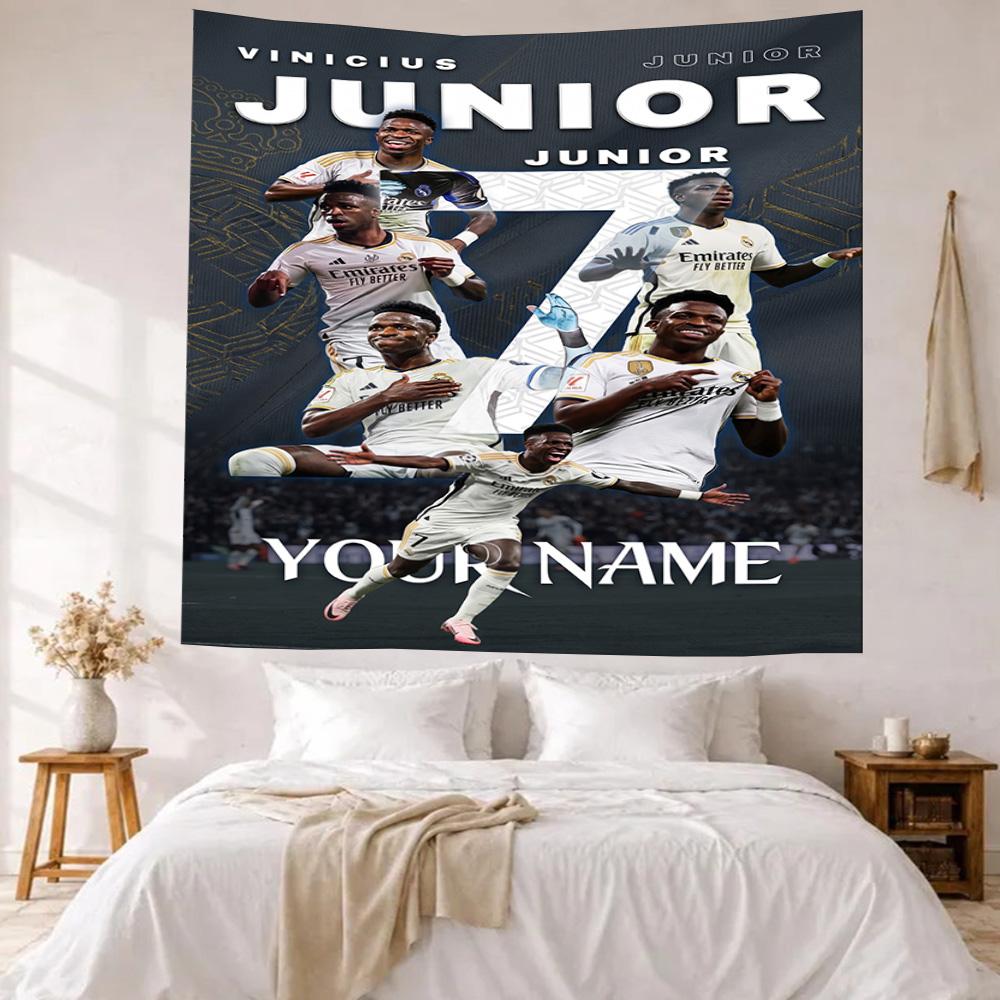 Vinicius Custom Your Name Wall Decor Tapestry Art For Pet Memorial Birthdaywedding Party Backdrop Family Gift