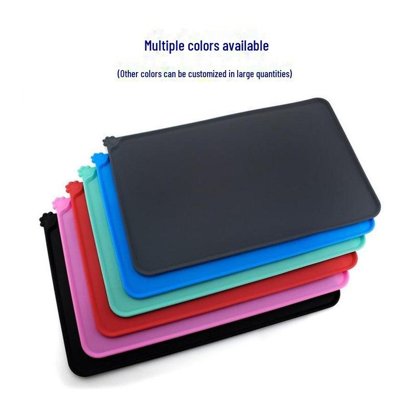 Силиконовый нескользящий герметичный коврик для кормления собак и кошек