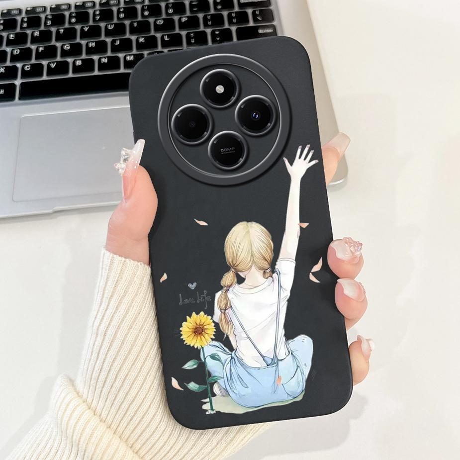 Чехол для Xiaomi Poco C75 Стильный чехол с художественной росписью Мягкий силиконовый ударопрочный чехол для телефона Для Xiaomi Poco C75 PocoC75 Чехлы Бампер