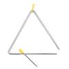 8 Inch Triangle Bell Triangolo with Metal Mallet Idiophone Steel Percussion Children Toddle Kid