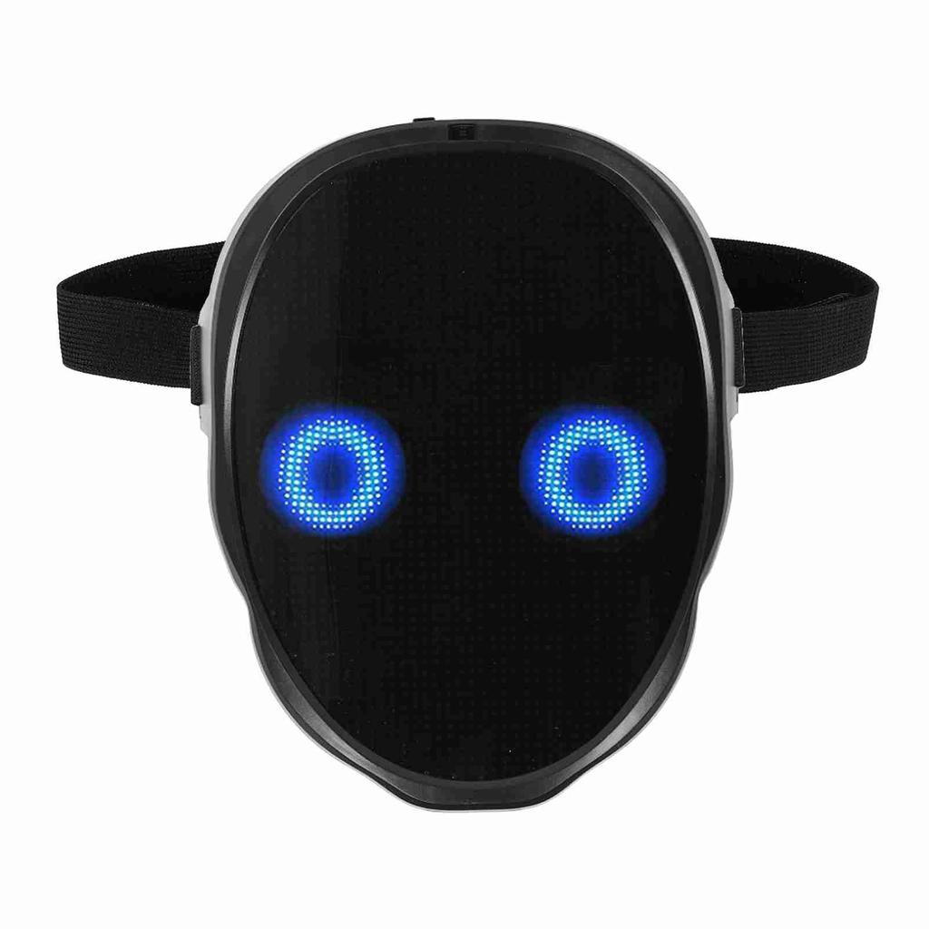 LED Face Cover Unisex Colorful High Brightness LED Light Scary Skull Face Cover for Parties
