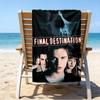 proof beach towel with a Final Destination Bloodlines1 pattern - soft,absorbent,quick-drying,machine washable - perfect for swimming,camping,bathing