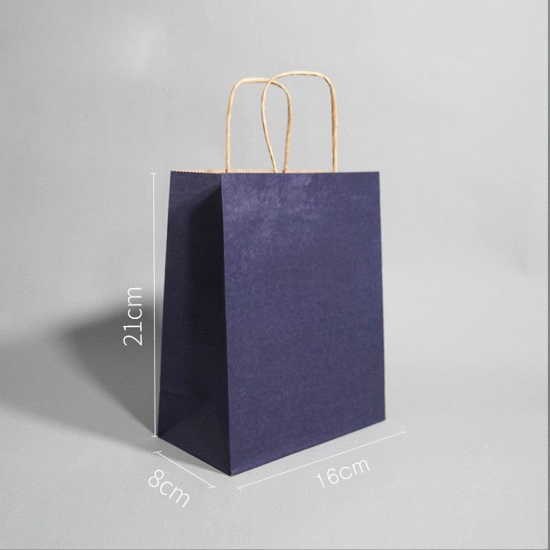 Переплетенная бумага Крафт сумки подарка ресиклабле небольших ручек сумок партии добычи свадьбы