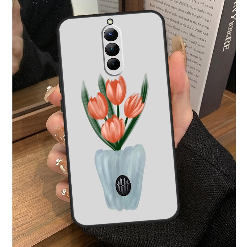 Чехол-цветок тюльпана для Nubia Red Magic 8S 9S Pro Plus 6S 7S 6 7 Pro 6R 5G RedMagic 9 8 10 Pro Plus Coque