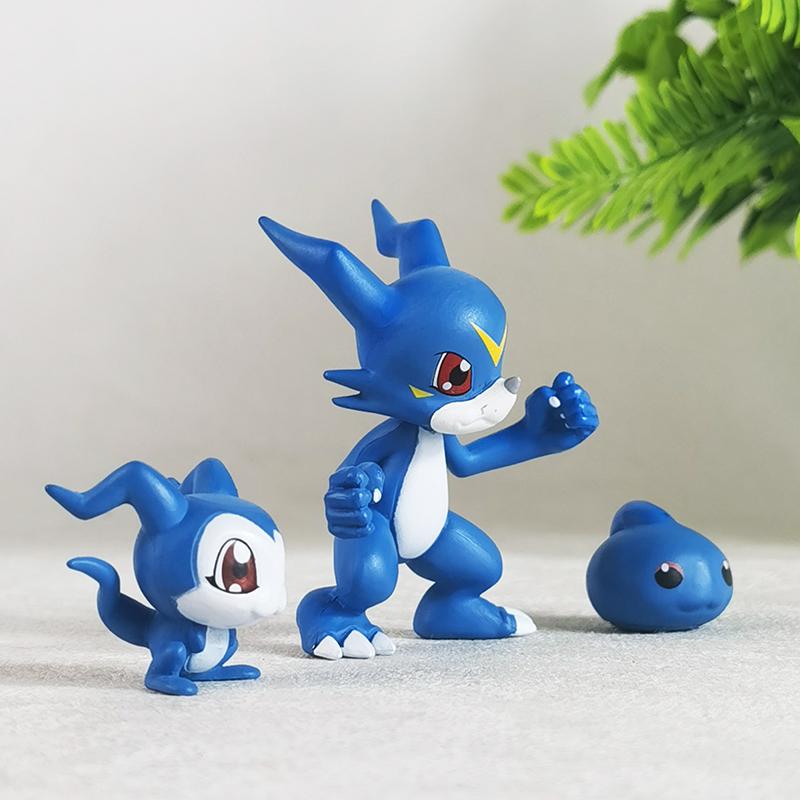 2-6cm Anime Digimon Adventure Figure V-mon Figure Gomamon Action Figures Pvc Collection Model Toys For Children Gifts