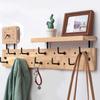 Настенные вешалки для одежды с полкой для хранения Многофункциональные органайзеры для одежды Крючки-вешалки Портативные вешалки для одежды для гостиной