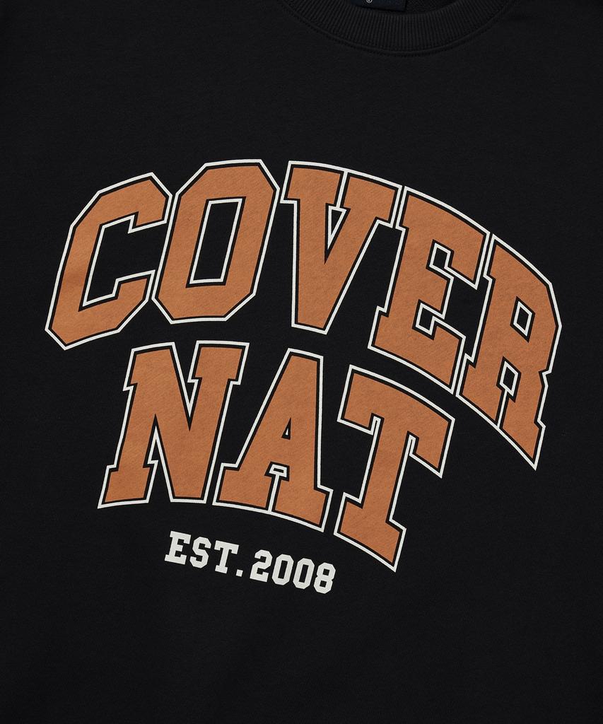 COVERNAT Arch Lettering Sweatshirt Navy