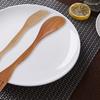 1PC 2 in1 Dual Head Soup Spoon Fork Natural Wood Cutlery  Dinner Tableware Set DIY Home Kitchen Accessories Flatware