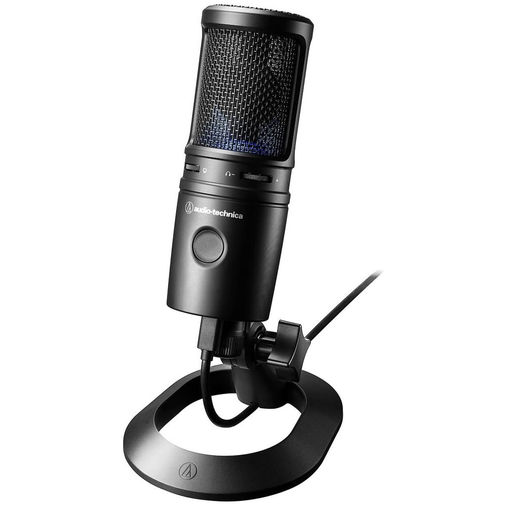 Audio Technica USB-микрофон USB-конденсаторный микрофон Конденсаторный микрофон Игровой микрофон Игровой игровой стример Создание контента Распространение