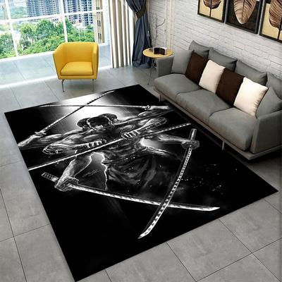 Аниме Зоро One P-Piece Мультяшный Ковер Коврик для Игровой Комнаты Спальни Гостиной Дивана Домашний Декор, Детский Ковер Нескользящий Коврик для Пола
