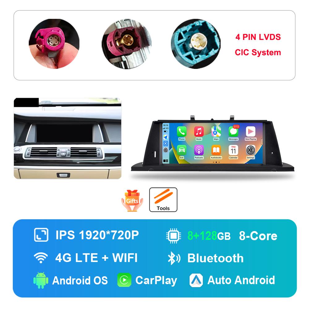 10.25 inch for BMW 5 Series F07 GT 2011 - 2017 CIC NBT System DSP Stereo GPS HD Touch Screen Android Car Radio Multimedia Player