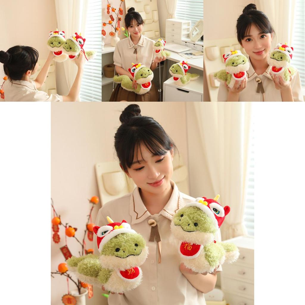 Adorable Snake Plush Toy 2025 Zodiac Year Lucky Gift Soft Cute Stuffed Animal
