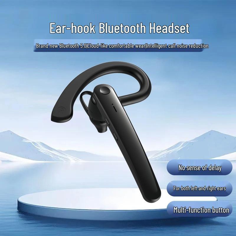 Беспроводная Bluetooth-гарнитура AIR5 для бизнеса - Накладные, Внутриканальные, Одноухие, Чистые звонки, Сверхдолгий срок службы батареи.