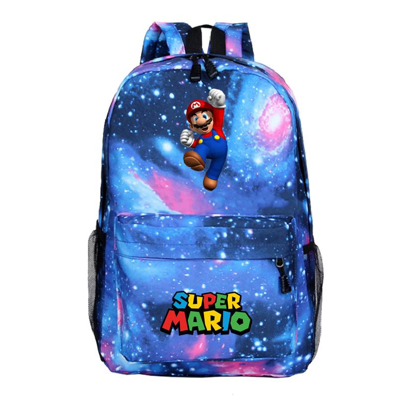 Peripheral Backpack Animation Cartoon Game Schoolbag Creative Pattern Heat Transfer Backpack