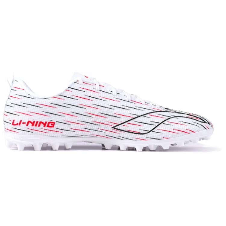Li Ning Удобный Простой Mg (Резиновый короткий стержень) Искусственный газон ПУ износостойкие дышащие футбольные бутсы унисекс футбольные бутсы ASFU043-4