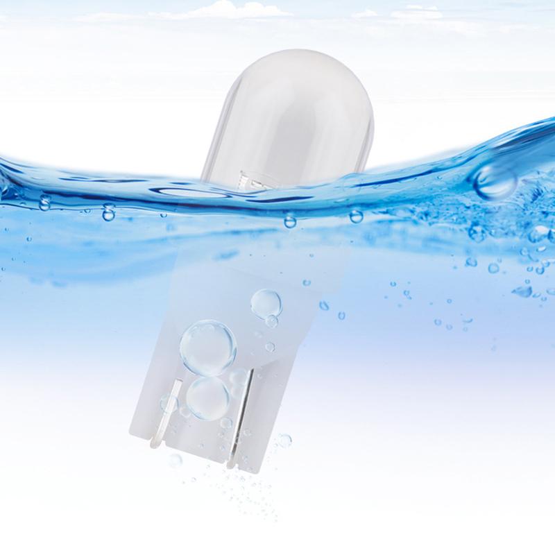 10pcs Car T10 LED Light Lamp 12V White Bulbs Auto Clearance Lamp Instrument Light Reading Lights Taillight License Plate Light