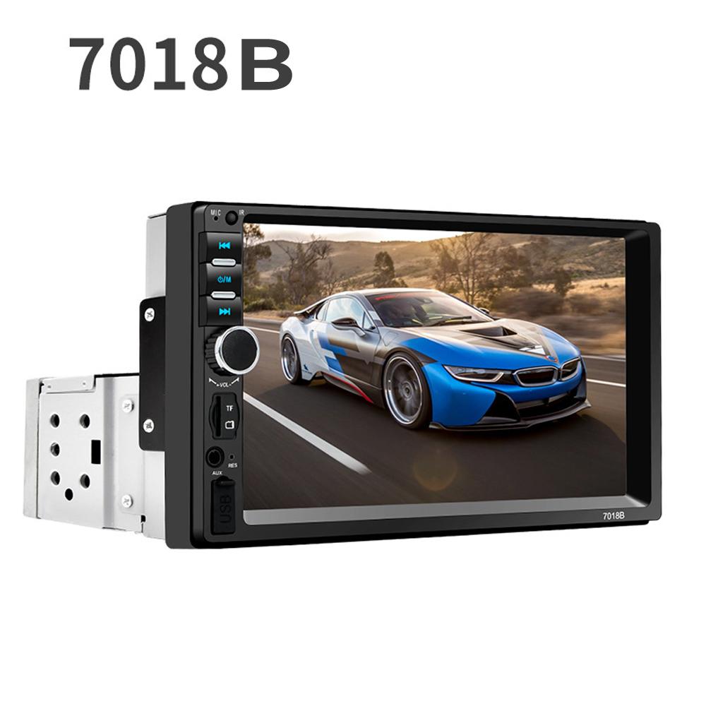 7-дюймовый 1DIN MP5 автомагнитола 7010B/7012B/7018B/7023/универсальная, сенсорный дисплей, FM, USB, Bluetooth, AUX мультимедиа с экраном