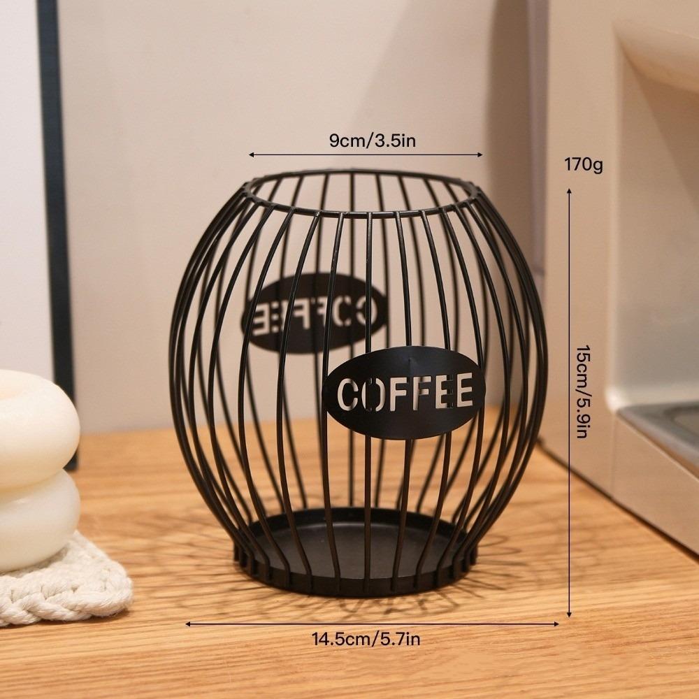 Large Capacity Coffee Pod Holder Coffee Pod Home Decoration Coffee Capsule Holder Storage Cup Coffee Creamer Container Gifts