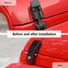 Metal Latch Locking Hood Catch With Lock For Jeep Wrangler JK JL JT Car Accessories
