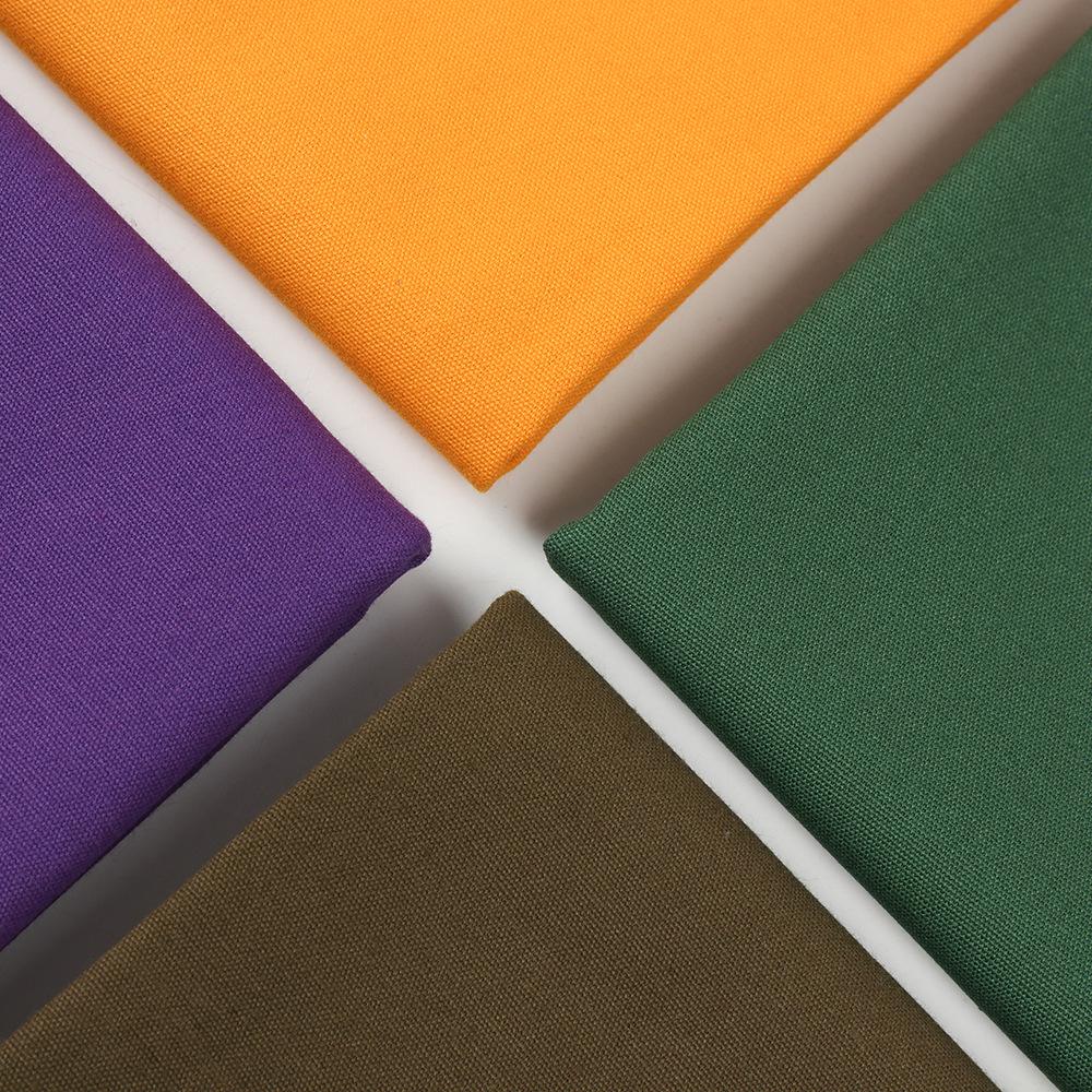 Хлопковая парусиновая ткань для подушек, сумок, обуви и шляп (72x40, сплошной цвет)