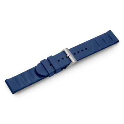 21-мм ремешок для часов из резины с D2 штифтом, легкий и синий ремешок, застежка без инструментов, дышащий, [V.60042]