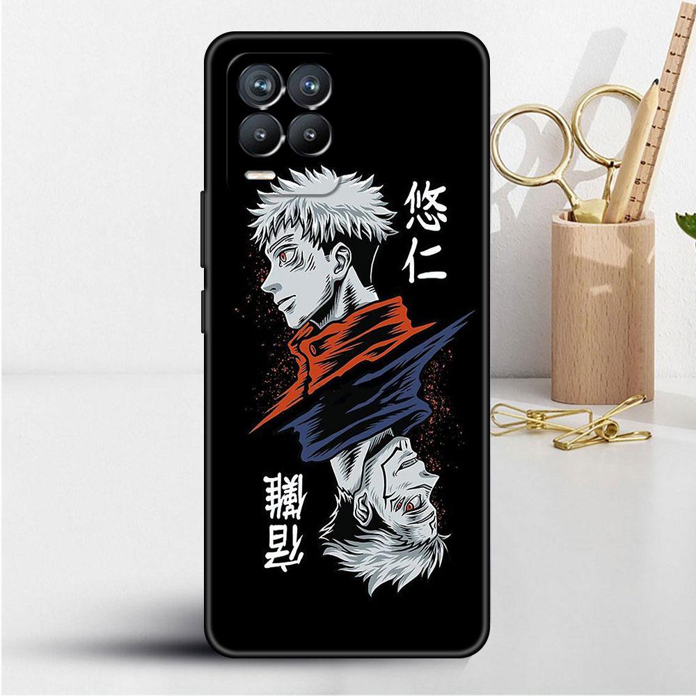 Милый чехол с изображением аниме Jujutsu Kaisen для Realme 8 C21y GT Neo 2 3 8i C21 7 C11 6 C12 C35 C3 GT 9 Pro C12, силиконовый чехол из ТПУ для телефона