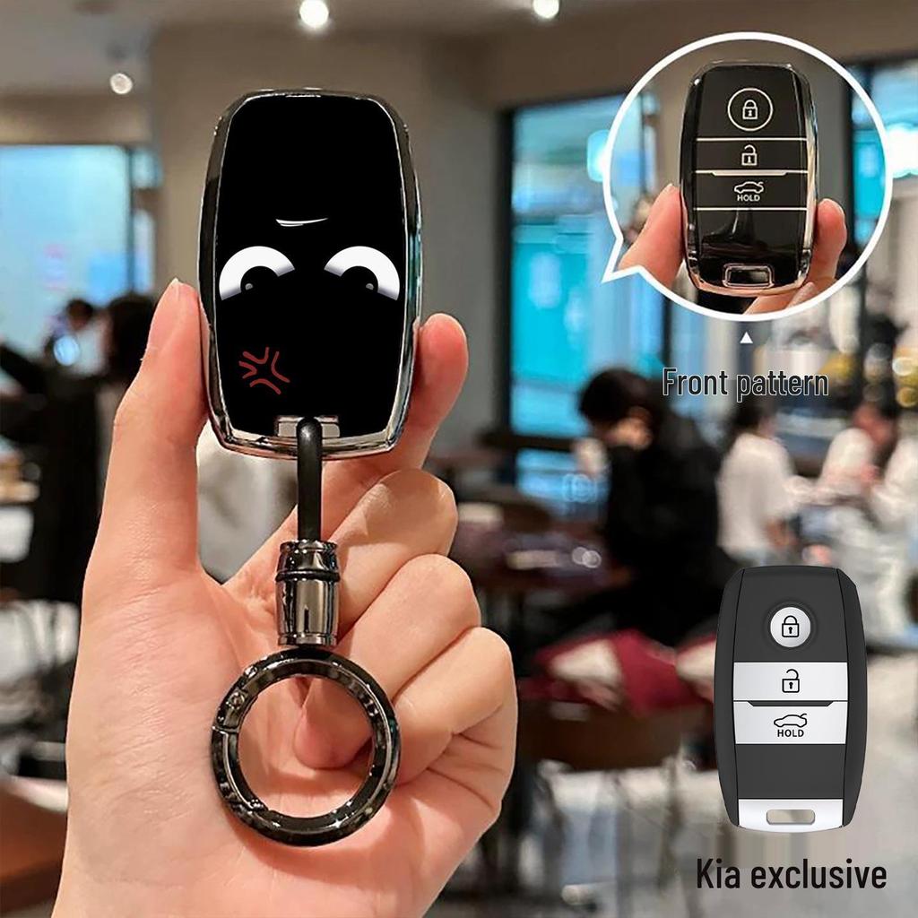 Чехол для ключа Kia: Подходит для K5, K3, K4, Sportage, KX3, Sorento, KX5, Niro с пакетом Kaizen и оболочкой с перекрестной пряжкой