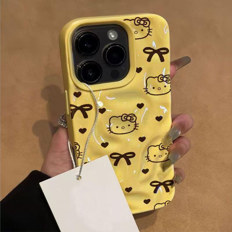 Мультяшный чехол-бантик с кошкой KT для Apple iPhone 17 и 17 Pro, 16 Pro Max