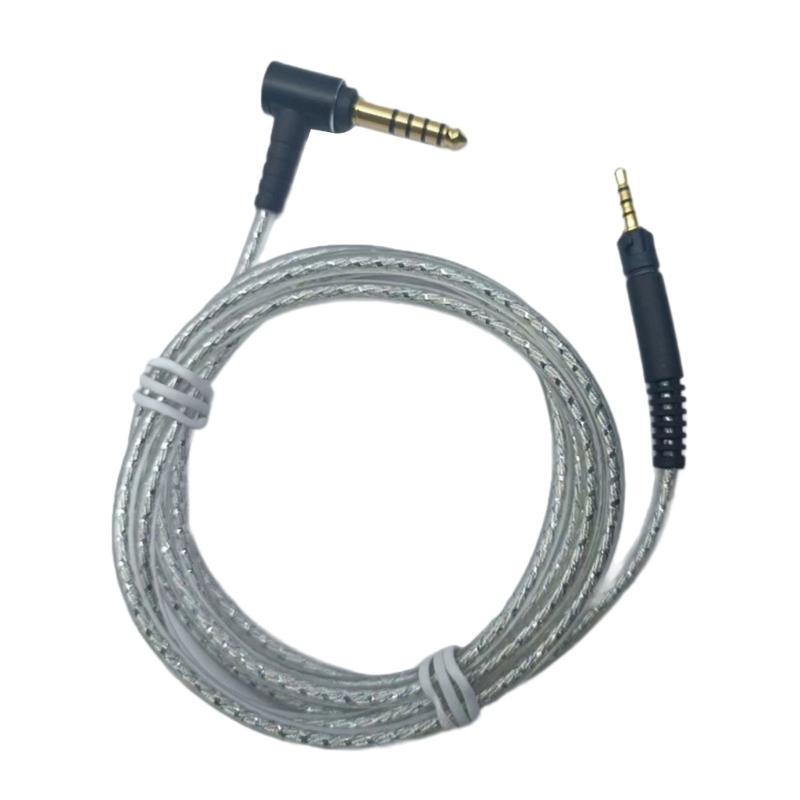 Посеребренный сменный кабель для наушников для аудиофилов для HD598/599HD558HD518/HD599/HD569 Наушники Опыт 4,4 мм штекеры