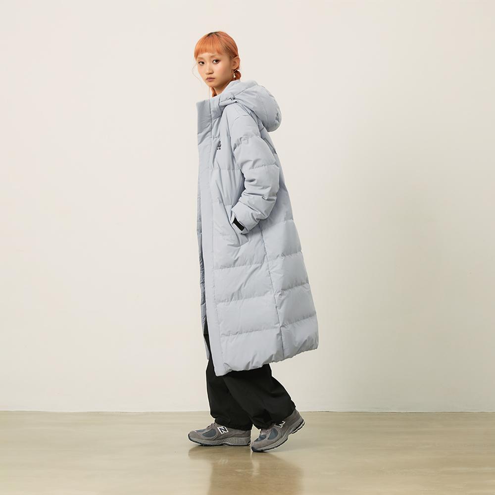 Новый пуховик MLB Los Angeles Dodgers Basic Collection FW24 Унисекс Светло-серый 3ADJB1646-07GRL