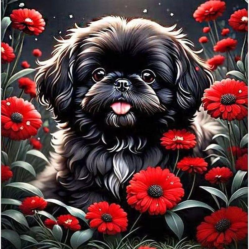 5D алмазная картина полностью круглая животное еж собака горный хрусталь картина алмазная вышивка крестом домашний декор подарок