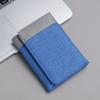 Холщовый кошелек Мужской Короткий Студенческий Маленький Кошелек Визитница Простой Контрастный Джинсовый Трехсложный Кошелек