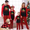 Christmas Prints Family Matching Long Sleeve Tops+Pants Set Family Matching Sets