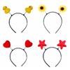 Love Heart Cartoon Hair Hoop Star Children Hair Bands Sweet Yellow Duck Headband  Ladies/Girls