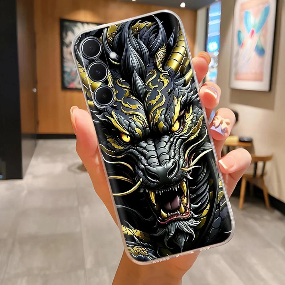 Для Samsung A26 Мягкий противоударный прозрачный чехол Для Samsung Galaxy A26 SM-A266E Силиконовый Милые Животные Раскрашенный Бампер Задняя крышка Capas