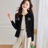 Srcr Women's Embroidered Wool Blend Cardigan