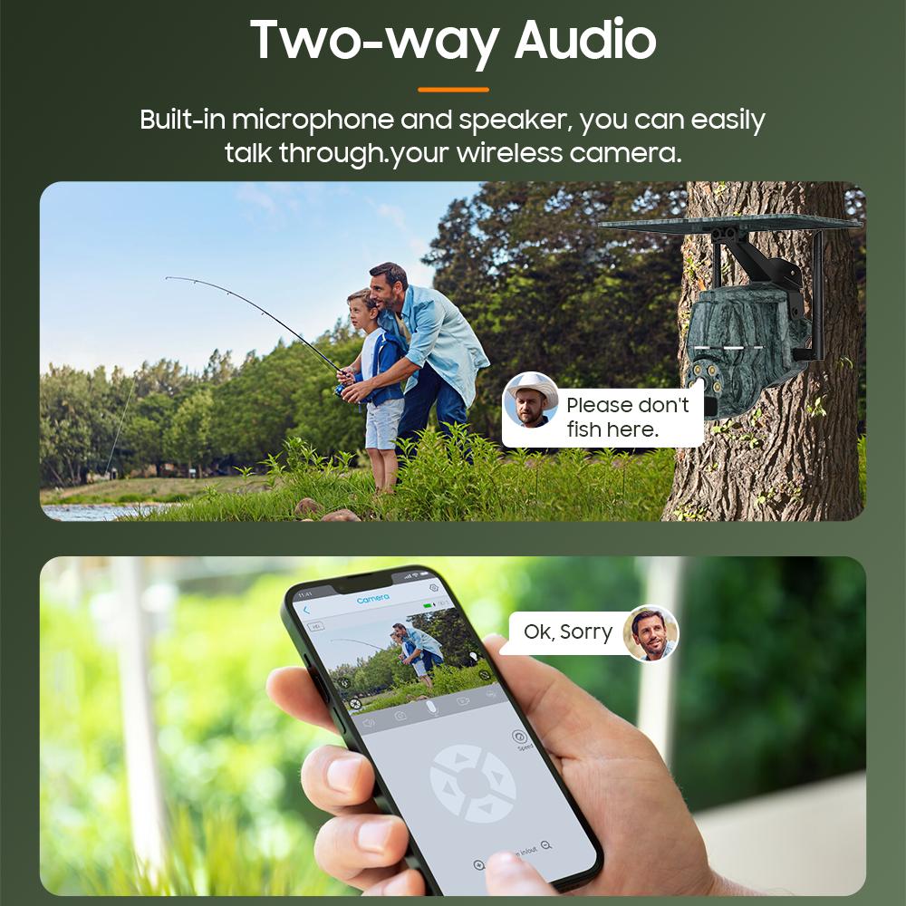 2K 4G SIM наружная солнечная камера 5MP WIFI человек/животное PIR беспроводная PTZ водонепроницаемая охранная IP камера ночного видения для наблюдения за дикой природой