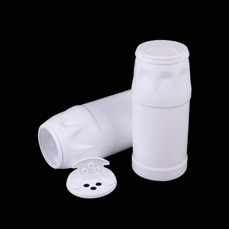 Многоразовый пластиковый контейнер для пудры 250/350 г – Диспенсер для сухой косметической пудры-талька с распылителем