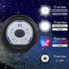 Wireless Bluetooth Earphones LED Light Cap Outdoor Night Running Lighting Red and Blue Flashing Warning Light Bluetooth Cap