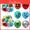 Pixel Minecraft 12" Birthday Latex Balloon Party Decoration Kids Shower Baby