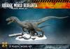 Jurassic The New Velociraptor Blue Beta Scale Неокрашенная пластиковая модель X-Plus World Ruler и 1/8