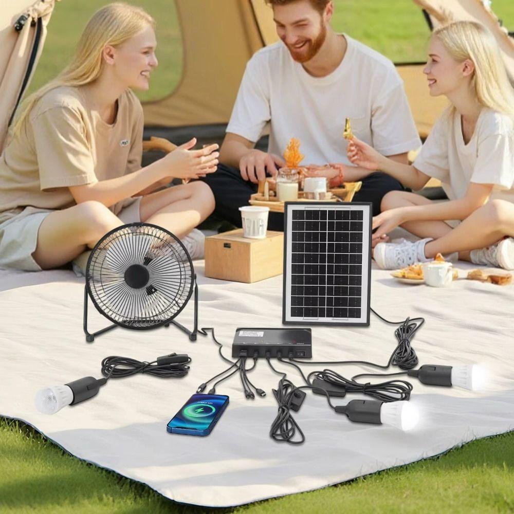 Dual-use Solar Fan Low Noise Exhaust Fan Easy Installation Solar Powered Fan Office