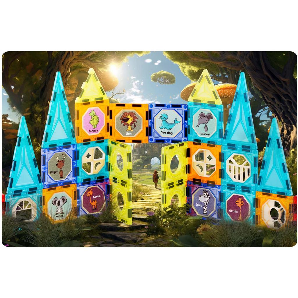 Magnetic Tower Building Blocks By Ricokids