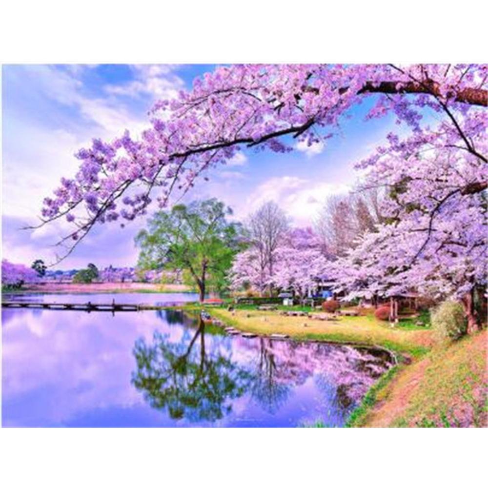 3D алмазная живопись Пейзаж Вышивка крестом DIY Алмазная вышивка вишни картина со стразами украшение дома