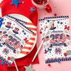 20/40Pcs 250th American Independence Napkins, Dinner Paper Dining Table Decor for Birthday Party United States Party Supplies