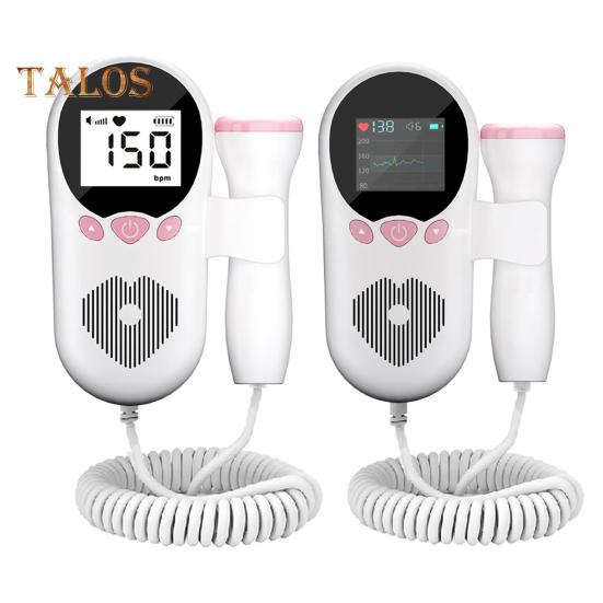 Фетальный монитор с большим ЖК-экраном, удобным интерфейсом, простым в считывании показаний, работающим от батареи, портативным монитором сердечного ритма ребенка