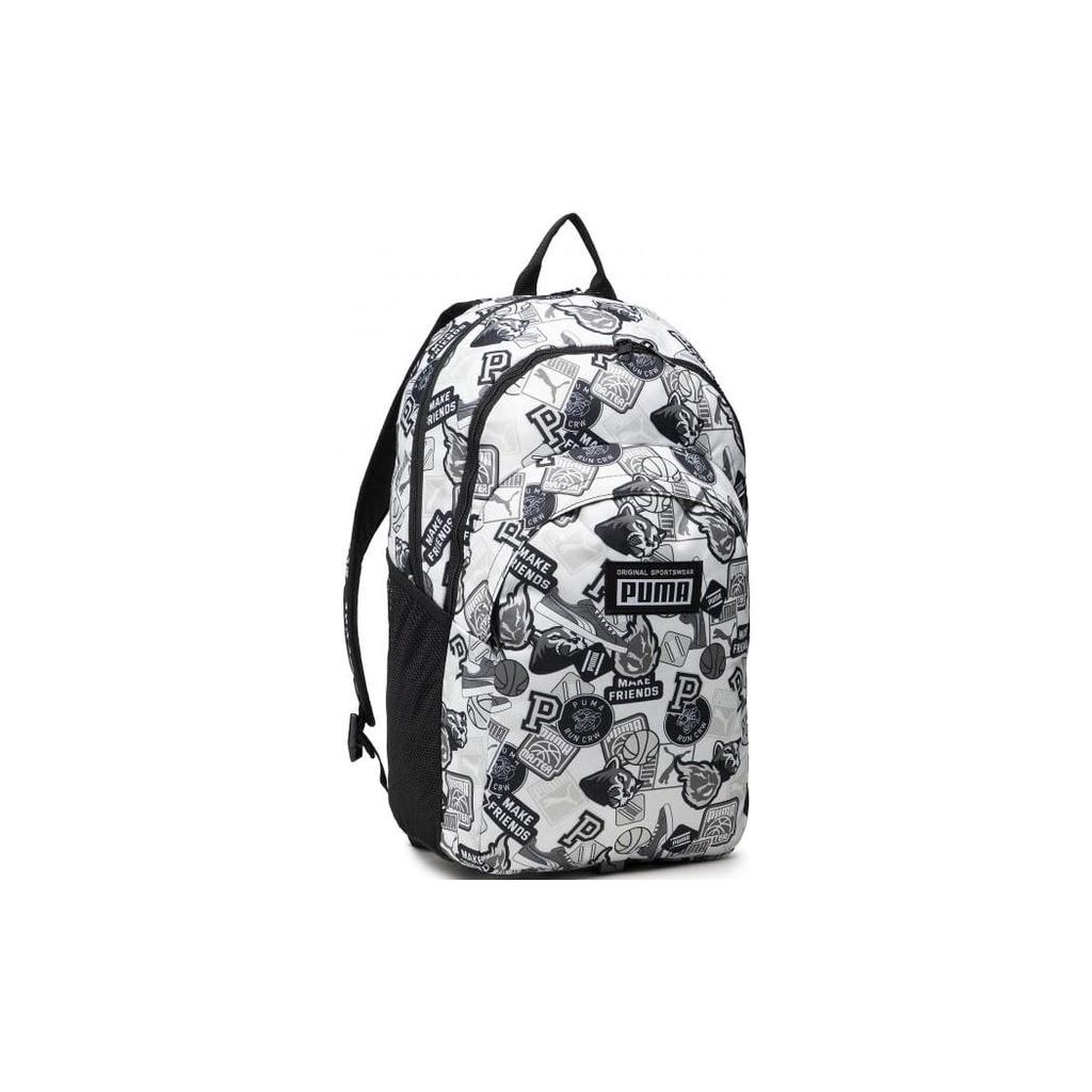PUMA Polyester Backpack Regular Unisex White 077301-12