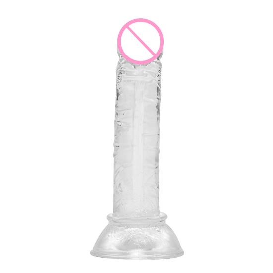 Поддельная присоска-фаллос, многоцветная искусственная кристально чистая мини-ручная имитация товаров для взрослых, нижняя присоска, женский мастурбатор для точки G, фаллоимитатор для лесбиянок